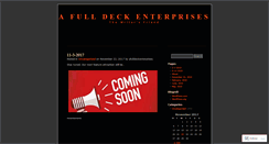 Desktop Screenshot of afulldeckenterprises.wordpress.com