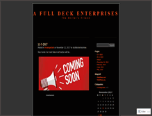 Tablet Screenshot of afulldeckenterprises.wordpress.com