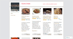 Desktop Screenshot of cocinacroata.wordpress.com