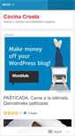 Mobile Screenshot of cocinacroata.wordpress.com