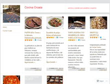 Tablet Screenshot of cocinacroata.wordpress.com