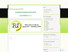 Tablet Screenshot of petfarmaciaufpr.wordpress.com