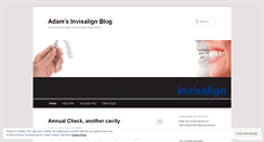 Desktop Screenshot of invisalignblog.wordpress.com