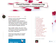 Tablet Screenshot of cherylnorman.wordpress.com