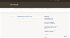 Desktop Screenshot of anneeu220.wordpress.com