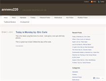 Tablet Screenshot of anneeu220.wordpress.com