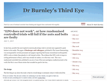 Tablet Screenshot of drmarkburnley.wordpress.com