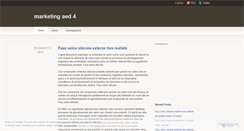 Desktop Screenshot of marketingaed4.wordpress.com