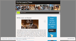 Desktop Screenshot of newlifechurchmissions.wordpress.com