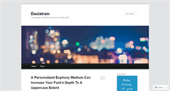 Desktop Screenshot of daulatram.wordpress.com