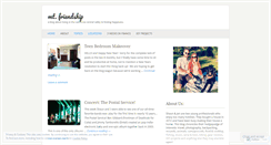 Desktop Screenshot of mtfriendship.wordpress.com