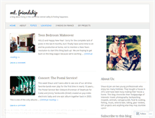 Tablet Screenshot of mtfriendship.wordpress.com