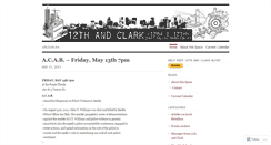 Desktop Screenshot of 12thandclark.wordpress.com