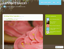 Tablet Screenshot of fatpantsbakery.wordpress.com