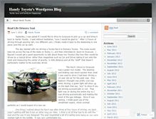 Tablet Screenshot of handytoyota.wordpress.com