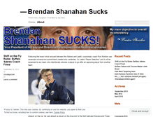 Tablet Screenshot of brendanshanahansucks.wordpress.com