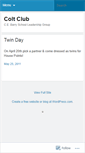 Mobile Screenshot of coltclub.wordpress.com