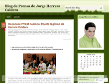 Tablet Screenshot of blogprensajorge.wordpress.com