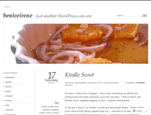 Tablet Screenshot of benleeirene.wordpress.com