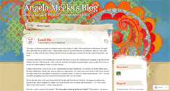 Desktop Screenshot of angelameeks.wordpress.com