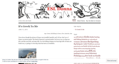 Desktop Screenshot of esldonna.wordpress.com