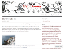 Tablet Screenshot of esldonna.wordpress.com