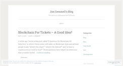 Desktop Screenshot of jimgemmell.wordpress.com
