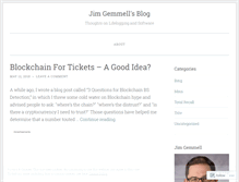 Tablet Screenshot of jimgemmell.wordpress.com