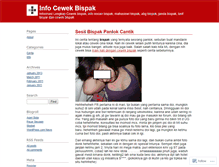 Tablet Screenshot of infocewekbispak.wordpress.com