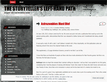 Tablet Screenshot of onemanshero.wordpress.com