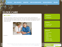 Tablet Screenshot of elderlycareissues.wordpress.com