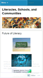 Mobile Screenshot of literaciesfall2011.wordpress.com