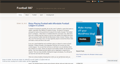 Desktop Screenshot of football567.wordpress.com