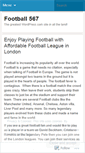 Mobile Screenshot of football567.wordpress.com