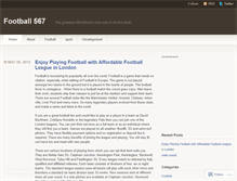 Tablet Screenshot of football567.wordpress.com