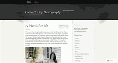 Desktop Screenshot of calliecorley.wordpress.com