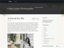 Tablet Screenshot of calliecorley.wordpress.com