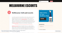 Desktop Screenshot of hotmelbourneescorts.wordpress.com