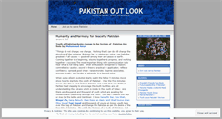 Desktop Screenshot of pakistanoutlook.wordpress.com