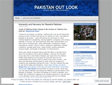 Tablet Screenshot of pakistanoutlook.wordpress.com