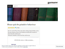 Tablet Screenshot of garnaw.wordpress.com