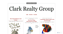 Desktop Screenshot of clarkrealtygroup.wordpress.com