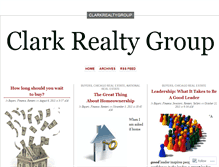 Tablet Screenshot of clarkrealtygroup.wordpress.com