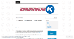 Desktop Screenshot of kimurawear.wordpress.com