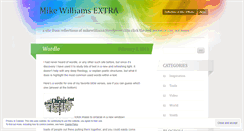 Desktop Screenshot of mikewilliamsextra.wordpress.com