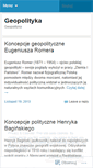 Mobile Screenshot of geopolityk.wordpress.com