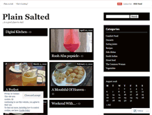 Tablet Screenshot of plainsalted.wordpress.com
