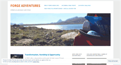 Desktop Screenshot of forgeadventures.wordpress.com
