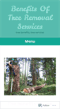 Mobile Screenshot of benefitsoftreeremovalservices.wordpress.com