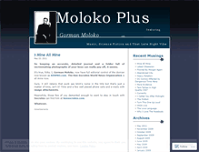 Tablet Screenshot of gormanmoloko.wordpress.com